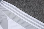 Real Madrid 25/26 Half-Zip Jacket Grey with White - 图片 5