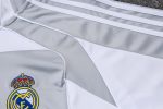 Real Madrid 25/26 Half-Zip Jacket Grey with White - 图片 6