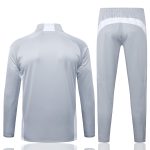 Real Madrid 25/26 Half-Zip Jacket Grey with White - 图片 7