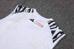 Real Madrid White Vest with Sleeve Ink Splatter - 图片 2