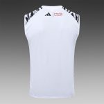 Real Madrid White Vest with Sleeve Ink Splatter - 图片 7