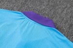Real Madrid Light Blue Retro Polo - 图片 3