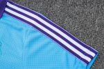 Real Madrid Light Blue Retro Polo - 图片 5