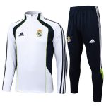 Real Madrid White Retro Edition with Cyan Accents - 图片 8