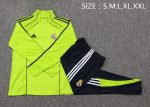 Real Madrid Green Retro Half-Zip Jacket - 图片 2