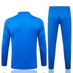 Real Madrid 25/26 Half-Zip Jacket Lake Blue with White Trim - 图片 7