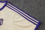 Real Madrid Vintage Short Sleeve T-Shirt Apricot - 图片 6