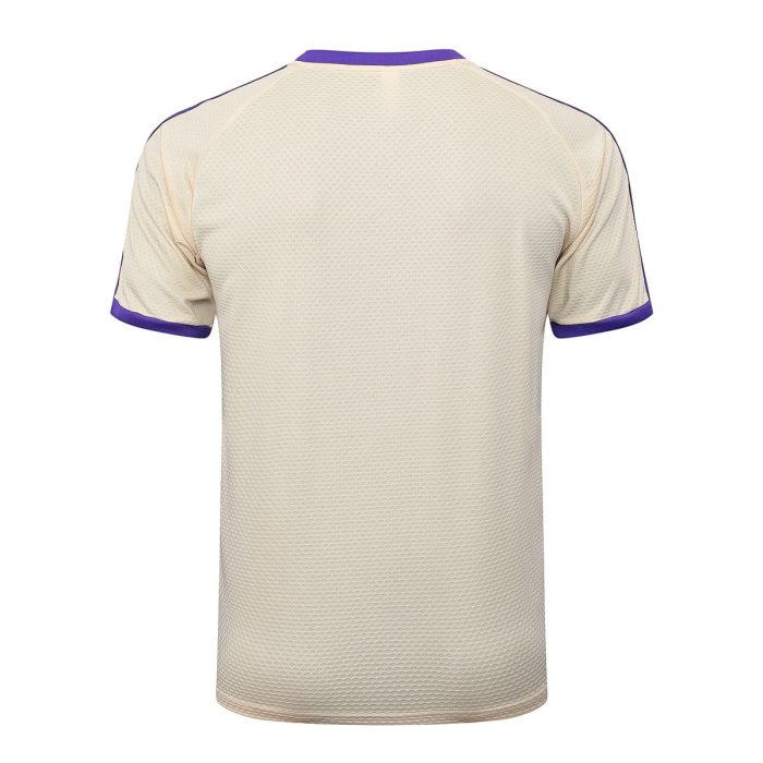 Real Madrid Vintage Short Sleeve T-Shirt Apricot - 图片 7