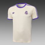 Real Madrid Vintage Short Sleeve T-Shirt Apricot - 图片 8