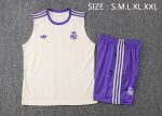 Real Madrid Vintage Vest Apricot - 图片 2