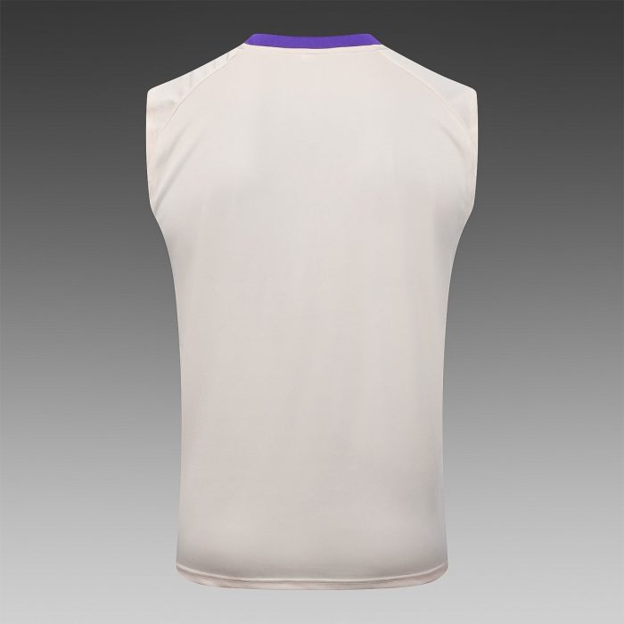 Real Madrid Vintage Vest Apricot - 图片 7
