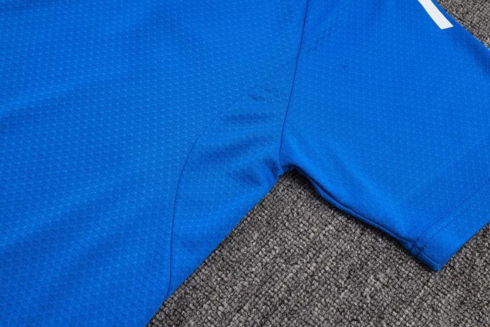 Real Madrid Polo Shirt Lake Blue (White Trim) - 图片 3