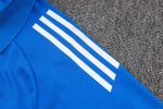 Real Madrid Polo Shirt Lake Blue (White Trim) - 图片 5