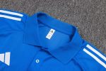 Real Madrid Polo Shirt Lake Blue (White Trim) - 图片 6