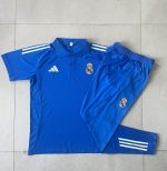 Real Madrid Polo Shirt Lake Blue (White Trim) - 图片 9