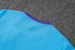 Real Madrid Light Blue Retro Short Sleeve - 图片 3