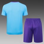 Real Madrid Light Blue Retro Short Sleeve - 图片 6