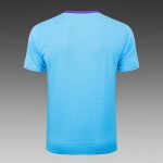 Real Madrid Light Blue Retro Short Sleeve - 图片 7
