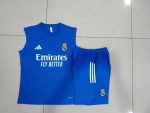 Real Madrid Lake Blue Vest - 图片 9