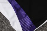Real Madrid 24-25 Polo Black with Purple Collar - 图片 4
