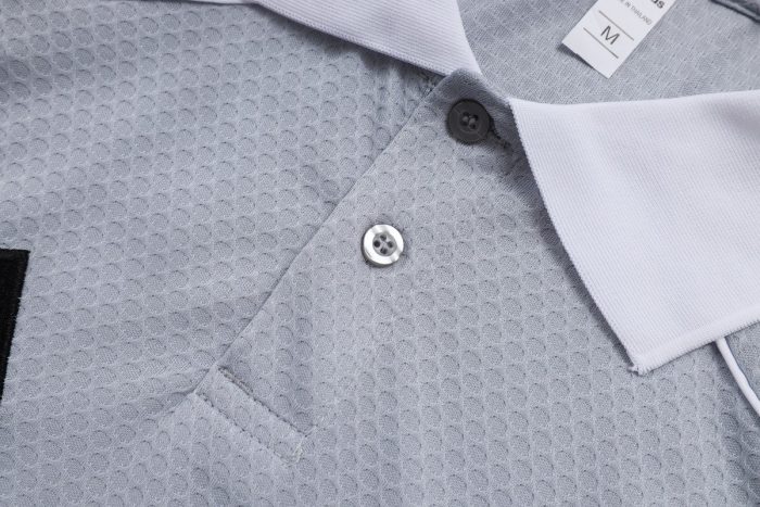 Real Madrid Grey White Polo - 图片 6