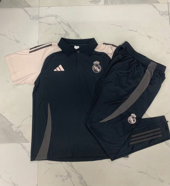 Real Madrid 24-25 Polo Shirt Grey - 图片 9