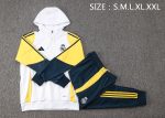 Real Madrid 23-24 Half-Zip Hoodie White - 图片 2