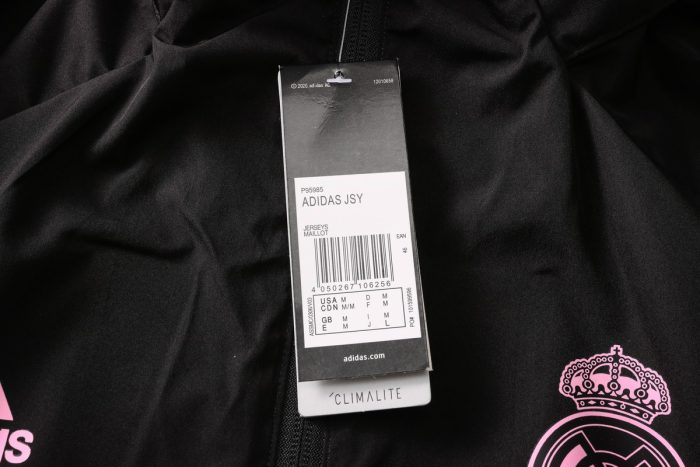 2021 Real Madrid Black Windbreaker S-2XL - 图片 4