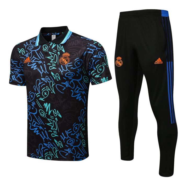 Real Madrid Polo Full Body Splatter Dark Gray - 图片 8