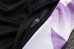 Real Madrid 22-23 White Splatter Print Short Sleeve Training Set with 5-Inch Shorts - 图片 5