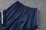 Real Madrid 22-23 Light Purple Short Sleeve Training Set with 5-Panel Shorts - 图片 3