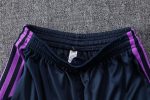 Real Madrid 22-23 Light Purple Short Sleeve Training Set with 5-Panel Shorts - 图片 4