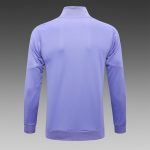 Real Madrid 22-23 Light Purple Long Zip Jacket - 图片 3