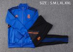 Real Madrid 22/23 Long Zip Jacket Colorful Blue (Black Trim) - 图片 2