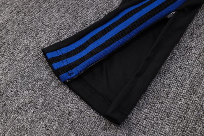Real Madrid 22/23 Long Zip Jacket Colorful Blue (Black Trim) - 图片 3