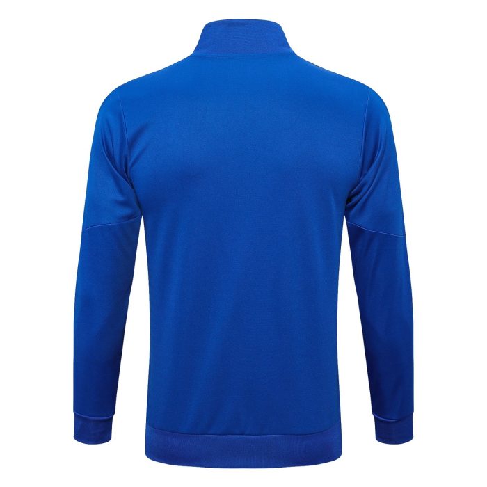 Real Madrid 22/23 Long Zip Jacket Colorful Blue (Black Trim) - 图片 8