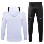 Real Madrid 22/23 Long Zip Jacket White with Black Trim - 图片 8