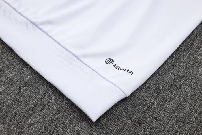 Real Madrid 23-24 White Long Sleeve Round Neck - 图片 4