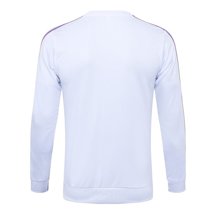 Real Madrid 23-24 White Long Sleeve Round Neck - 图片 7