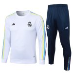 Real Madrid 23-24 White Long Sleeve Round Neck - 图片 8