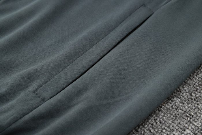 Real Madrid 23/24 Long Zip Jacket Dark Green - 图片 4