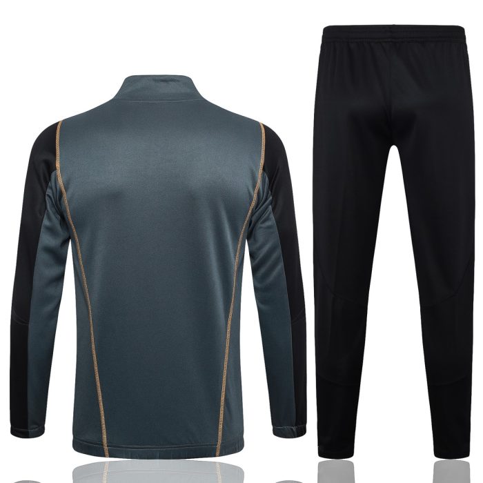 Real Madrid 23/24 Long Zip Jacket Dark Green - 图片 7