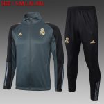 Real Madrid 23/24 Long Zip Jacket Dark Green - 图片 8