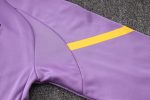 Real Madrid 24/25 Long Zip Hoodie Purple - 图片 6