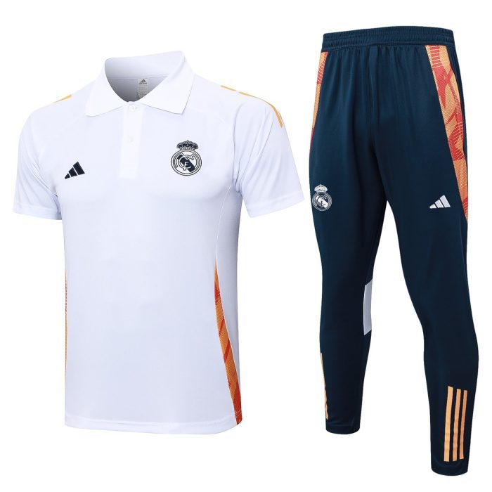 Real Madrid 24/25 White Polo - 图片 8