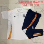 Real Madrid 24/25 White Polo - 图片 9
