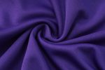 Real Madrid Purple Retro Long Zipper Jacket - 图片 4