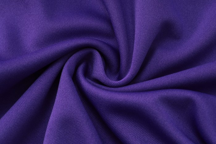 Real Madrid Purple Retro Long Zipper Jacket - 图片 4