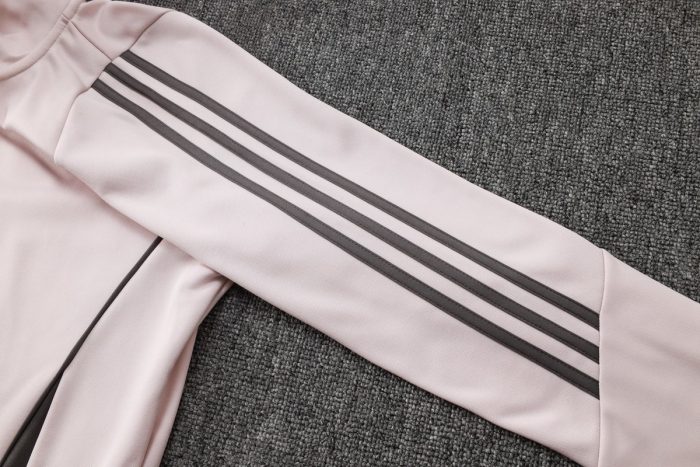 Real Madrid 24-25 Half-Zip Hoodie Light Pink - 图片 6