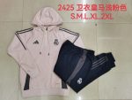 Real Madrid 24-25 Half-Zip Hoodie Light Pink - 图片 9